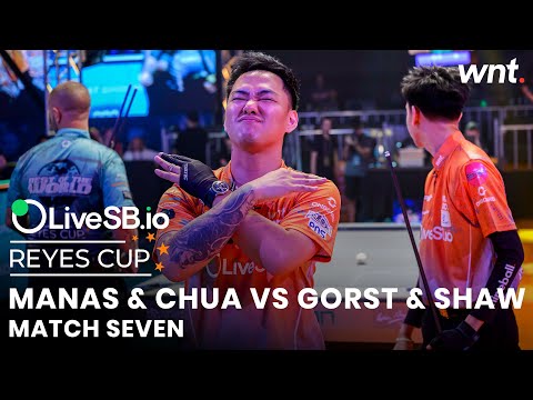 Thumbnail for AJ Manas & Johann Chua vs Jayson Shaw & Fedor Gorst | Match Seven | Day Two | 2025 Reyes Cup