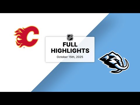 Thumbnail for NHL Highlights | Flames vs. Mammoth | October 15, 2025