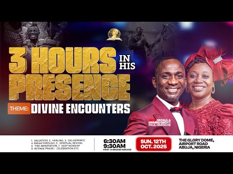 Thumbnail for DEFINING GODLY CHARACTER || OCTOBER 2025 ANOINTING SERVICE || 3 HOURS IN HIS PRESENCE || 12-10-2025