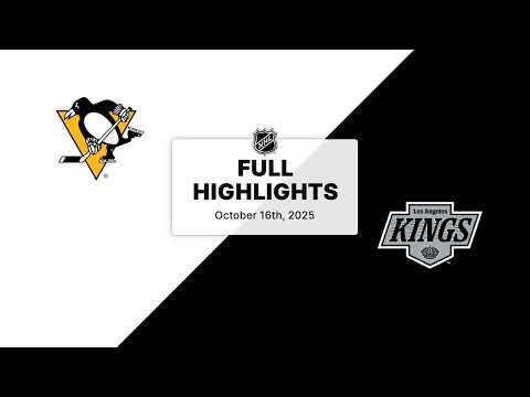 Thumbnail for NHL Highlights | Penguins vs. Kings | October 16, 2025