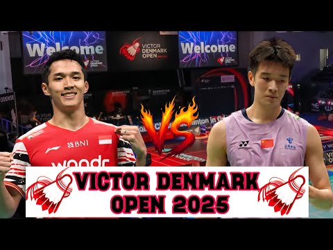 Thumbnail for (MS~QF) Jonatan Christie (INA) VS Li Shi Feng (CHN) | Denmark Open 2025 Badminton
