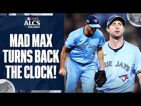 Thumbnail for VINTAGE MAD MAX 🤪 Max Scherzer turns back the clock with strong ALCS outing!