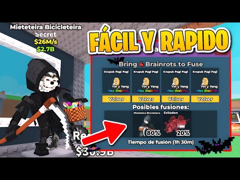 Thumbnail for ¡RÁPIDO! ¡Trucos Para Conseguir Fácil MIETETEIRA BICICLETEIRA Witch Fuse en Steal a Brainrot!
