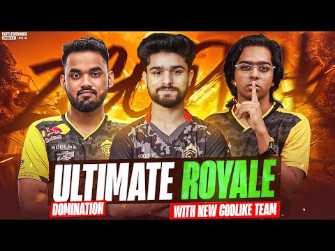 Thumbnail for 30 KILLS DOMINATION IN ULTIMATE ROYALE WITH NEW GODLIKE PLAYERS ft. SPOWER & MANYA