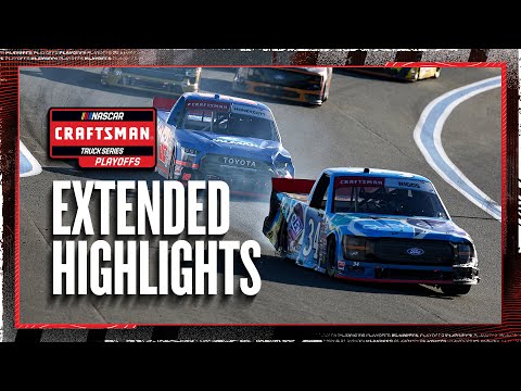 Thumbnail for Road-Course Chaos and Playoff Drama | 2025 NASCAR Extended Highlights from the Charlotte Roval