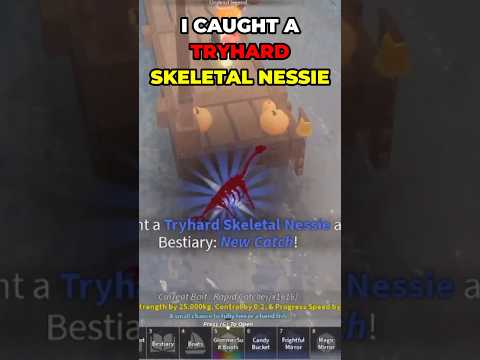 Thumbnail for I CAUGHT A *TRYHARD* SKELETAL NESSIE 💀 #fisch #roblox #robloxshorts #gaming #robloxmemes