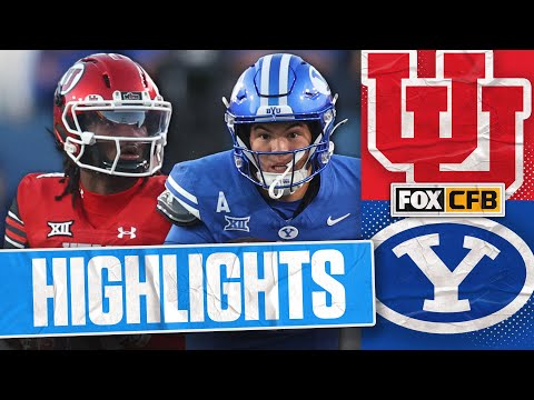 Thumbnail for No. 23 Utah Utes vs. No. 15 BYU Cougars Highlights | FOX College Football