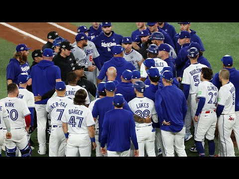 Thumbnail for Benches clear in 2025 World Series Game 7 (Dodgers vs. Blue Jays)