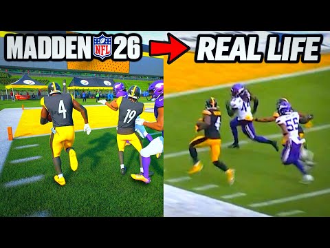 Thumbnail for I Recreated TOP PLAYS From NFL Week 4 in Madden 26!
