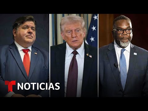 Thumbnail for Trump amenaza con enviar a prisión al gobernador de Illinois | Noticias Telemundo