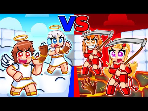 Thumbnail for HEAVEN VS HELL In Roblox Rivals...