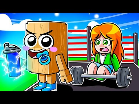 Thumbnail for Me Hice pasar por BRAINROT BEBÉ PROTECTOR en Muscle Legends…