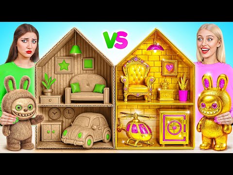 Thumbnail for We Build Amazing Doll House for Labubu | Rich vs Broke Challenge by Multi DO Smile
