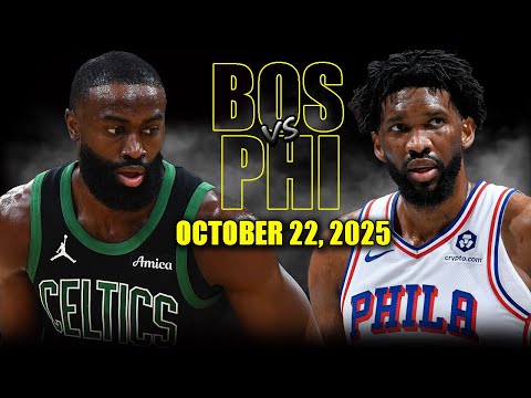 Thumbnail for Boston Celtics vs Philadelphia 76ers Full Game Highlights - October 22, 2025 | NBA Season