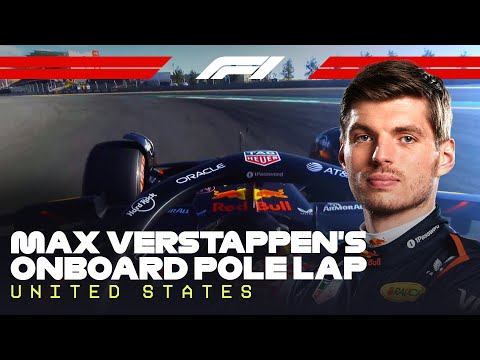 Thumbnail for Max Verstappen's Pole Lap | 2025 United States Grand Prix | Pirelli