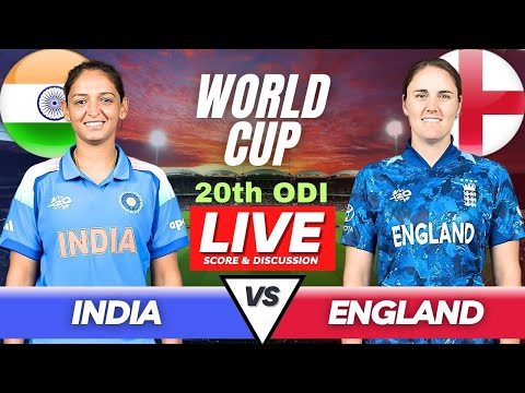 Thumbnail for INDW vs ENGW Live Cricket Match Today | IND vs ENG Women 18th ODI WC 2025 | India W vs England W
