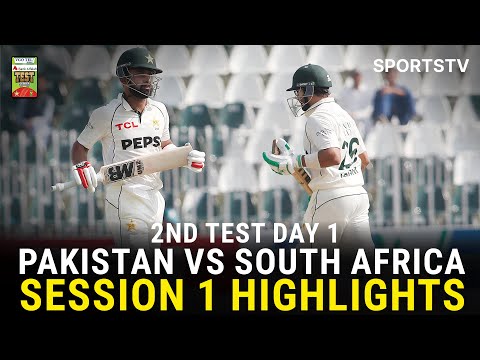Thumbnail for 1st Session Highlights | Pakistan vs South Africa Test Series 2025 | 2nd Test Day 1 | PCB | M3U1U