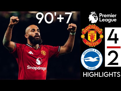 Thumbnail for Manchester United vs Brighton 3-2 Highlights & All Goals | Casemiro • Cunha • mbeumo Goal