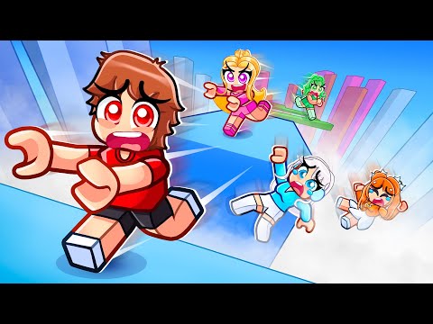 Thumbnail for Speedrunners vs Hunters In Roblox Rivals PARKOUR...