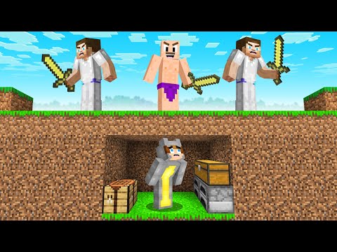 Thumbnail for SPEEDRUNNER vs 3 NOOB HUNTERS in Minecraft!