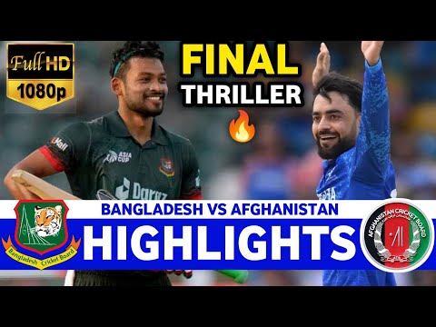 Thumbnail for Bangladesh Vs Afghanistan 3rd Odi Match Highlights 2025 | BAN VS AFG Highlights 2025