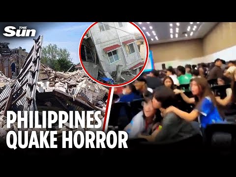 Thumbnail for Horror moment deadly 7.4 magnitude earthquake rocks Philippines sparking tsunami warning in Mindanao