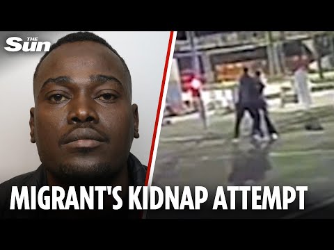 Thumbnail for Terrifying moment illegal immigrant tries to SNATCH teenage girl off UK street at night