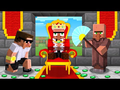 Thumbnail for The DAY Doorbin BECAME KING in Minecraft..