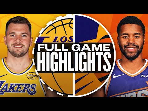 Thumbnail for LAKERS at SUNS | FULL GAME HIGHLIGHTS | October 14, 2025