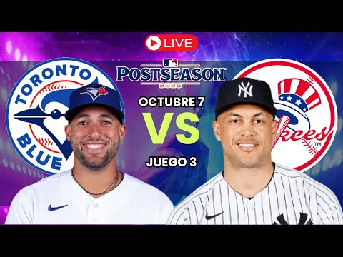 Thumbnail for Toronto Blue Jays vs New York Yankees EN VIVO | Juego 3 Ronda Divisional MLB 2025 | Comentarios🎙️