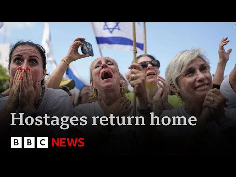 Thumbnail for Trump declares “Peace in the Middle East” as hostages and prisoners return home | BBC News