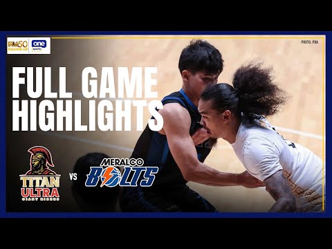 Thumbnail for TITAN ULTRA vs. MERALCO | FULL GAME HIGHLIGHTS | PBA SEASON 50 PHILIPPINE CUP | OCT 8, 2025