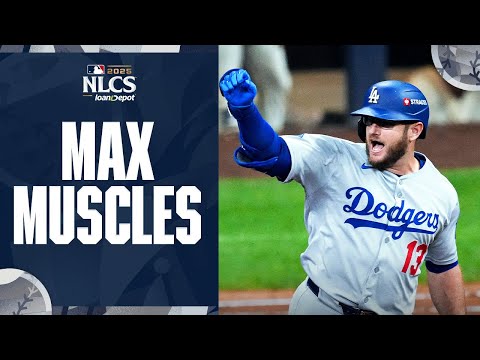 Thumbnail for Max Muncy is FIRED UP after his 14th career Postseason home run! (Most in Dodgers history 😳)