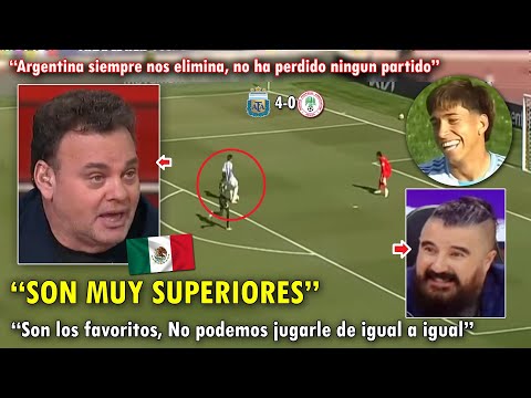 Thumbnail for "ARGENTINA ASUSTA" PERIODISTAS MEXICANOS PREOCUPADOS tras GOLEADA de ARGENTINA VS NIGERIA 4-0 HOY