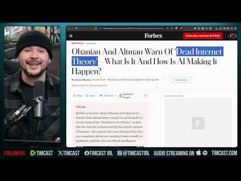 Thumbnail for The Internet IS DEAD, AI Bots TOOK OVER But New ATTACK ON AI Will Destroy It | Tim Pool