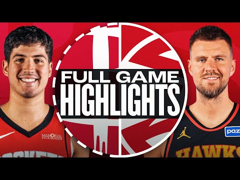 Thumbnail for ROCKETS at HAWKS | FULL GAME HIGHLIGHTS | October 16, 2025