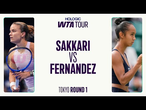 Thumbnail for Leylah Fernandez vs. Maria Sakkari | 2025 Tokyo Round 1 | WTA Match Highlights