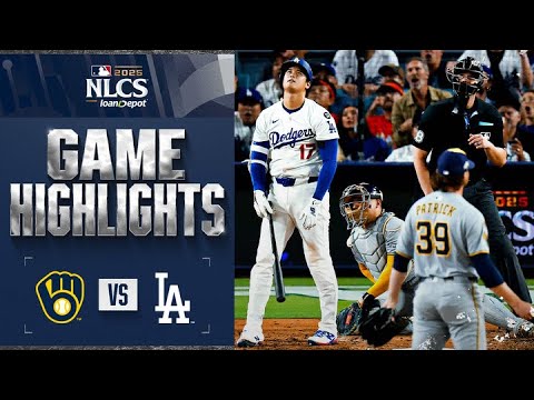 Thumbnail for Brewers vs. Dodgers NL Championship Series Game 4 Highlights (10/17/25) | MLB Highlights