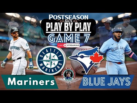 Thumbnail for 🧢 LIVE:  Toronto Blue Jays vs Seattle Mariners MLB ALCS Game 7 Play by Play & Reactions!