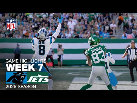 Thumbnail for Carolina Panthers vs. New York Jets Game Highlights | NFL 2025 Season Week 7