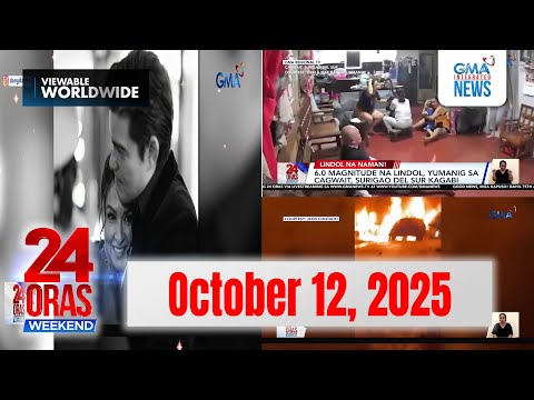 Thumbnail for 24 Oras Weekend Express: October 12, 2025 [HD]