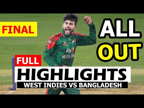 Thumbnail for Bangladesh VS West Indies Full Highlights 3rd ODI Match 2025 | BAN VS WI