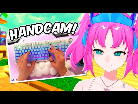 Thumbnail for playing roblox with HANDCAM..