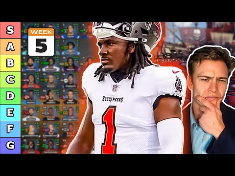 Thumbnail for Top 40 Running Back Rankings & Tiers - Week 5 Fantasy Football