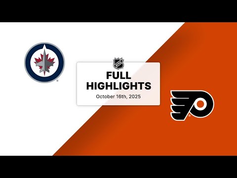 Thumbnail for NHL Highlights | Jets vs. Flyers | October 16, 2025