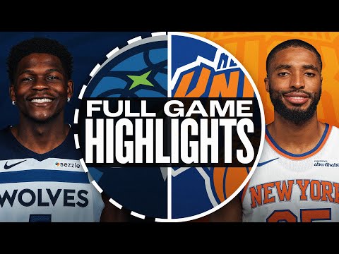 Thumbnail for TIMBERWOLVES at KNICKS | FULL GAME HIGHLIGHTS | October 9, 2025