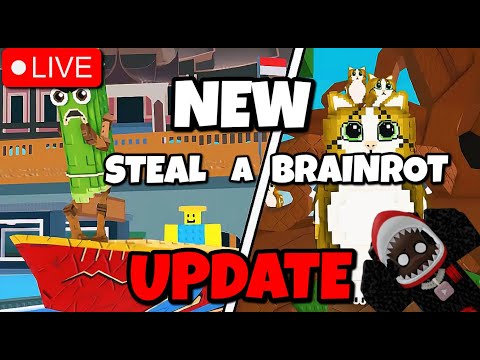 Thumbnail for LIVE🔴: PLAYING STEAL A BRAINROT WITH VIEWERS #stealabrainrot #roblox #shorts