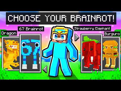 Thumbnail for Minecraft, But You Can CHOOSE YOUR BRAINROT!