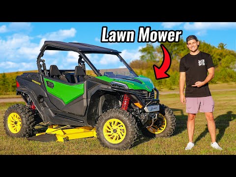 Thumbnail for Side by Side Lawn Mower!