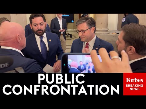 Thumbnail for SHOCK MOMENT: Ruben Gallego, Mark Kelly Confront Speaker Johnson In Tense Exchange